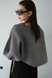 【2点SET】レイヤードニットセット GRAY