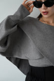 【2点SET】レイヤードニットセット GRAY