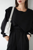 【2点SET】レイヤードニットセット BLACK