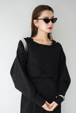 【2点SET】レイヤードニットセット BLACK