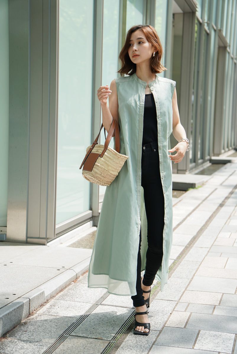 babaco ノースリーブミニワンピース グレー F babaco ノースリーブミニワンピース グレー F babaco ノースリーブミニ