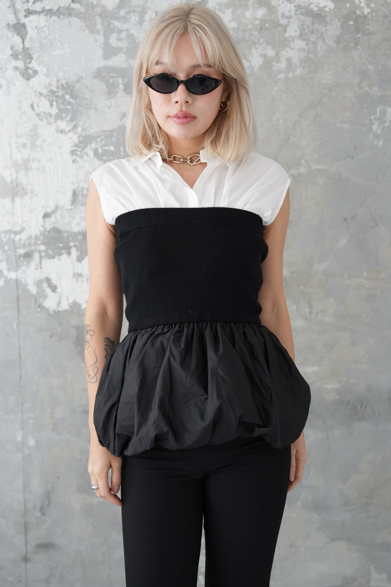 再入荷】ビスチェドッキングバルーントップス – poláura