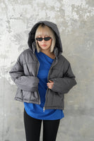 ファイバーダウンショートジャケット Chacoalgray