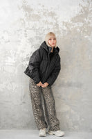 ファイバーダウンショートジャケット Black
