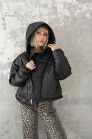 ファイバーダウンショートジャケット Black