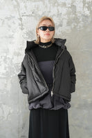 ファイバーダウンショートジャケット Black