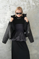 ファイバーダウンショートジャケット Black