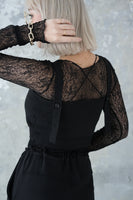 【再入荷！】ZIPビスチェキャミ　BLACK