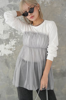 チュールドッキングTOPS　WHITE