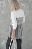 チュールドッキングTOPS　WHITE