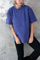 ピグメント Tシャツ　BLUE