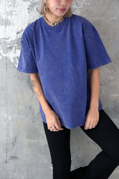 ピグメント Tシャツ　BLUE