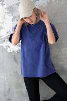 ピグメント Tシャツ　BLUE