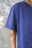 ピグメント Tシャツ　BLUE