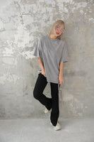ピグメント Tシャツ　GRAY