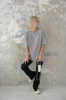 ピグメント Tシャツ　GRAY