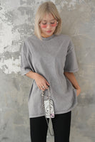 ピグメント Tシャツ　GRAY