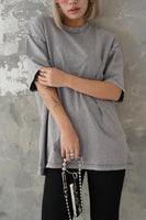 ピグメント Tシャツ　GRAY