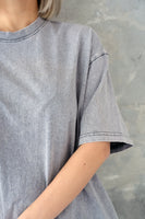 ピグメント Tシャツ　GRAY