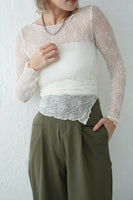 レースシアーTOPS　WHITE