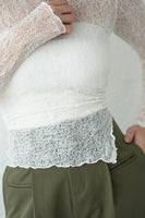 レースシアーTOPS　WHITE