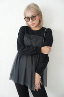 チュールドッキングTOPS　BLACK