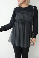 チュールドッキングTOPS　BLACK