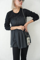 チュールドッキングTOPS　BLACK