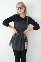 チュールドッキングTOPS　BLACK