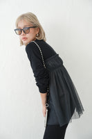 チュールドッキングTOPS　BLACK