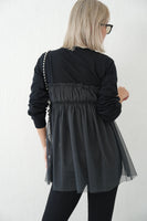 チュールドッキングTOPS　BLACK