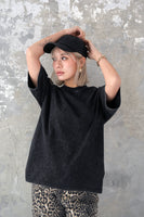 ピグメント Tシャツ　BLACK