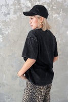 ピグメント Tシャツ　BLACK
