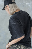 ピグメント Tシャツ　BLACK
