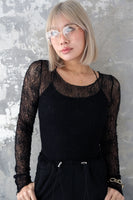 レースシアーTOPS　BLACK