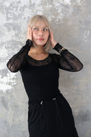 レースシアーTOPS　BLACK