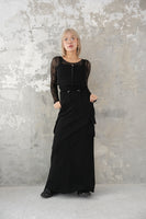 【再入荷！】ZIPビスチェキャミ　BLACK