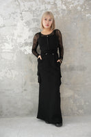 【再入荷！】ZIPビスチェキャミ　BLACK