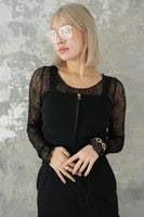 レースシアーTOPS　BLACK