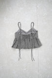 サマーツイードビスチェキャミ　GRAY