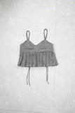 サマーツイードビスチェキャミ　GRAY