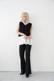 【再入荷！】チョウチョヤーンKNIT ビスチェ　BLACK