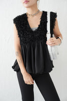 バルーンビスチェTOPS 　BLACK