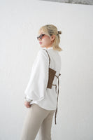 コンパクトビスチェTOPS　KHAKI