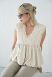 バルーンビスチェTOPS 　IVORY