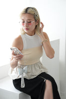 【再入荷！】ドッキングバルーンビスチェトップス　IVORY