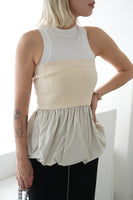 【再入荷！】ドッキングバルーンビスチェトップス　IVORY