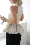 【再入荷！】ドッキングバルーンビスチェトップス　IVORY