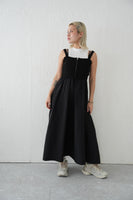 【再入荷！】ZIPビスチェキャミ　BLACK