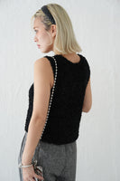 【再入荷！】チョウチョヤーンKNIT ビスチェ　BLACK
